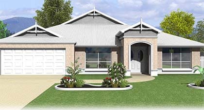 3d render of Olympus home plan - home plan Hervey Bay - Steve Bagnall Homes
