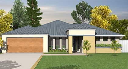 3d render of Nirvana Home plan - home plan Hervey Bay - Steve Bagnall Homes