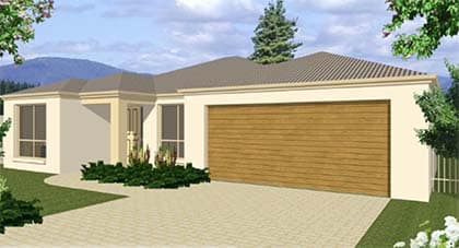 3d render of Launceston home plan Hervey Bay - Steve Bagnall Homes