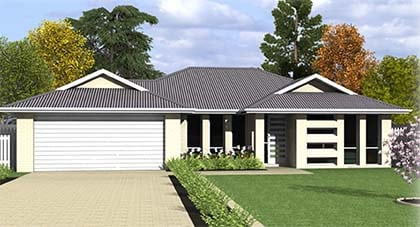 3d render - Carousel home - home plan Hervey Bay - Steve Bagnall Homes